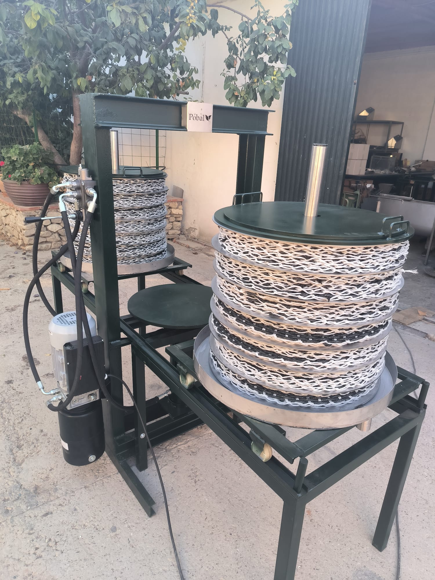 Almazara Hidráulica a Motor Eléctrico